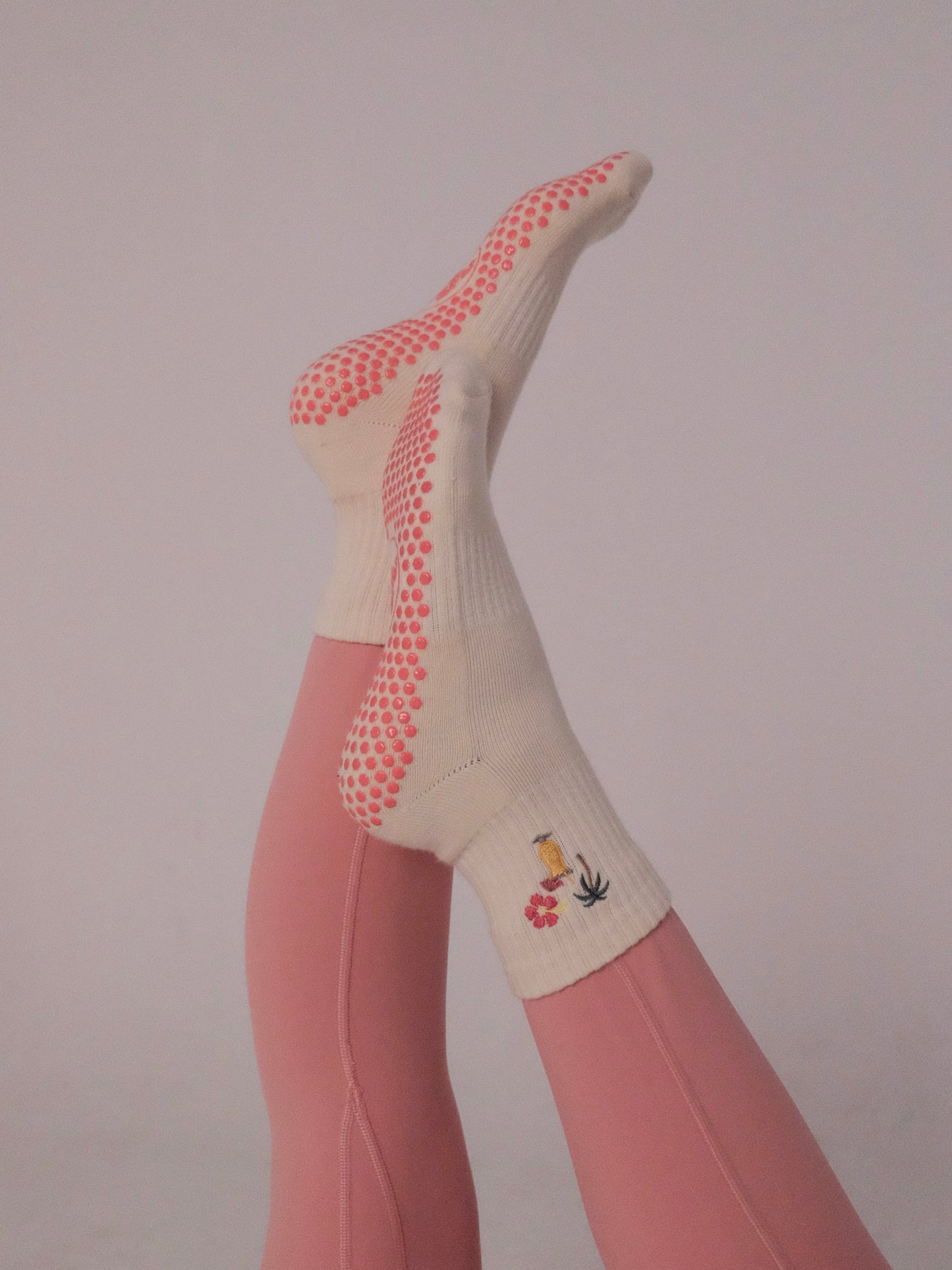Island Girl Crew Grip Socks